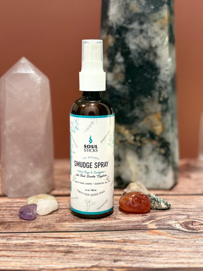 (NEW) White Sage & Eucalyptus Smudge Spray-Soul Sticks (3.4oz)