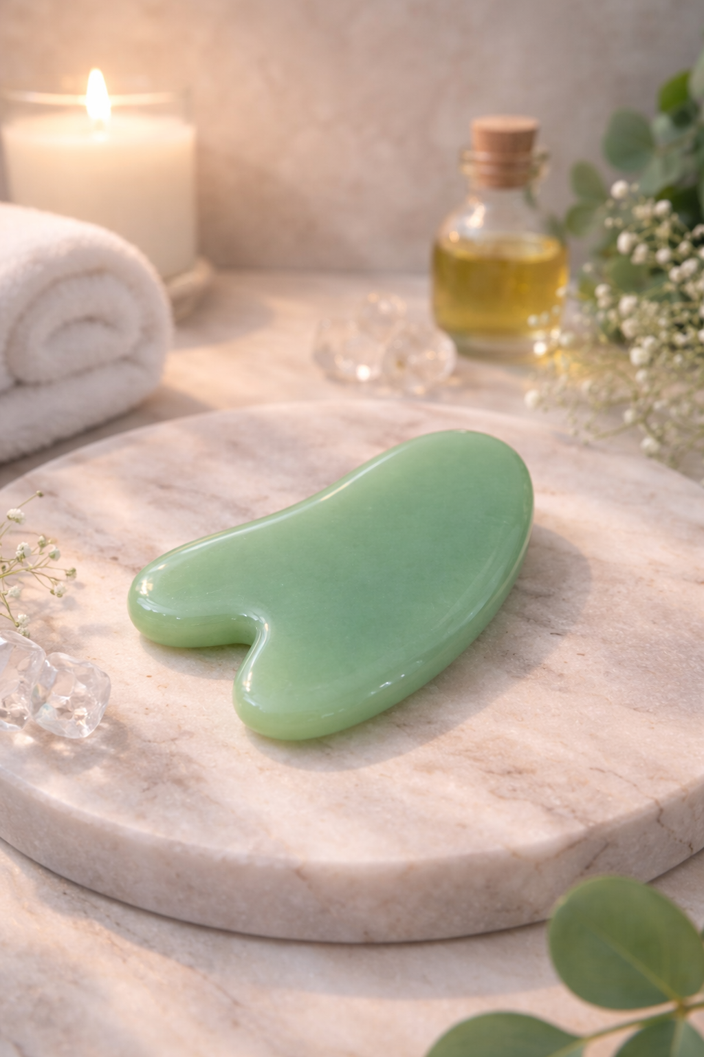 Glow Sculpt Jade Gua Sha Facial Tool (2.4oz)