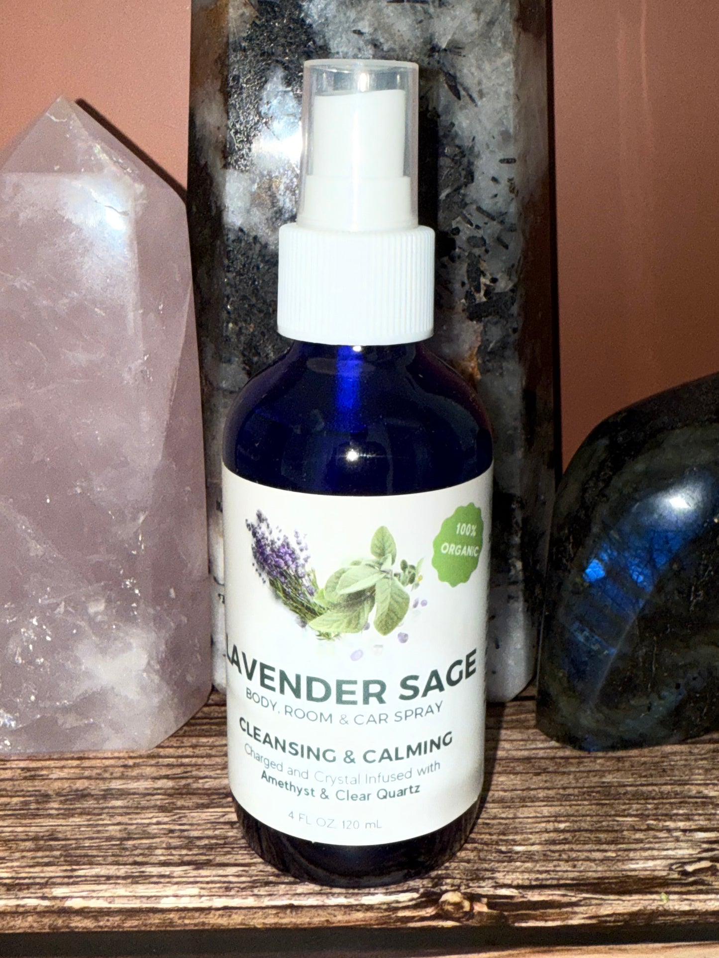 Lavender Sage Cleansing & Calming Spray (4oz)